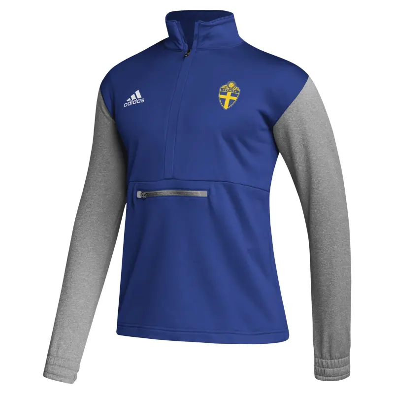 Australia National Team Store – Sweden National Team adidas Team Crest Pullover Hoodie – Royal Football Gear Selection