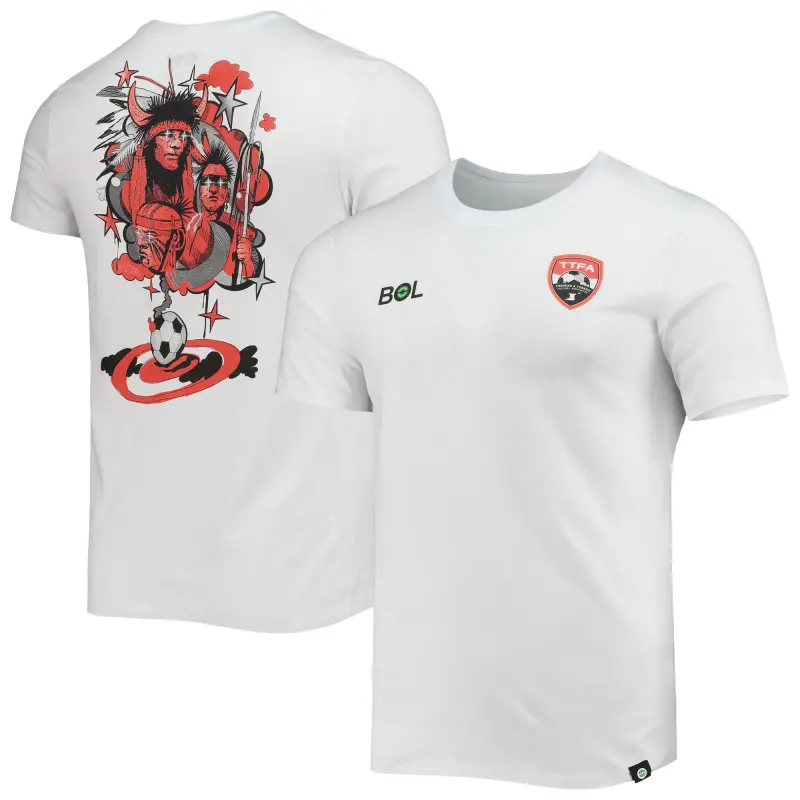 Australia National Team Store – Trinidad and Tobago National Team Warrior Star T-Shirt – White Football Gear Selection