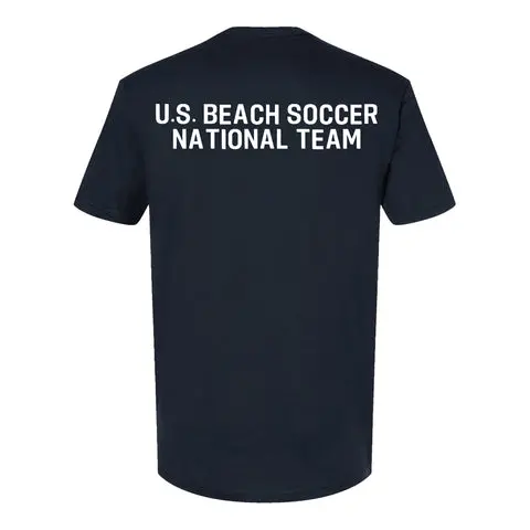 Australia National Team Store – U.S. Beach Soccer Navy Tee Football Gear Selection
